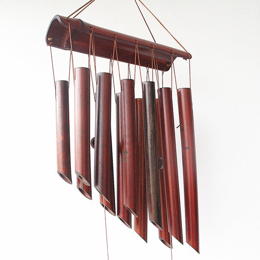 Creative Personality Handmade Bamboo 12-Tube Craft Wind Chimes, Bamboo And Wood Craft Gifts Wholesale