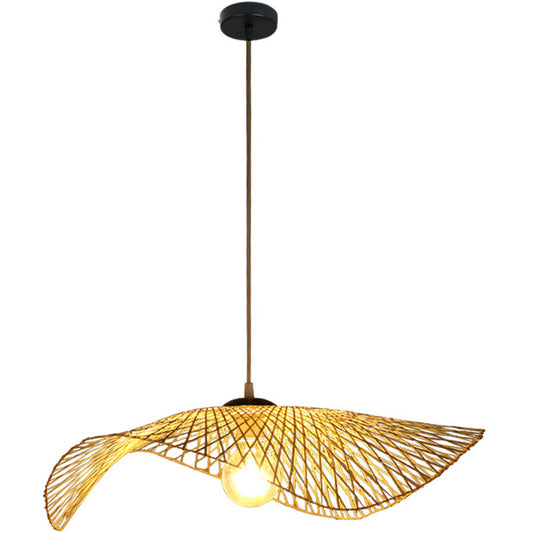 Japanese Style Bamboo Chandelier Creative Living Room Lamp