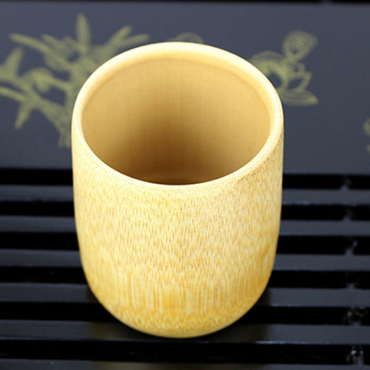 Handmade bamboo tea cup