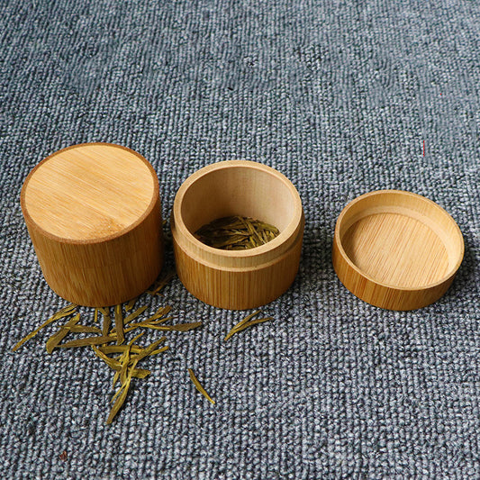 Bamboo tube with cover