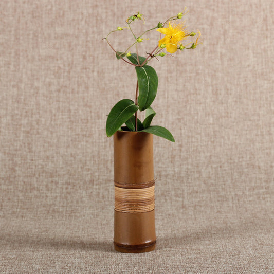 Household Fashion Bamboo Tube Wrapping Flower Device
