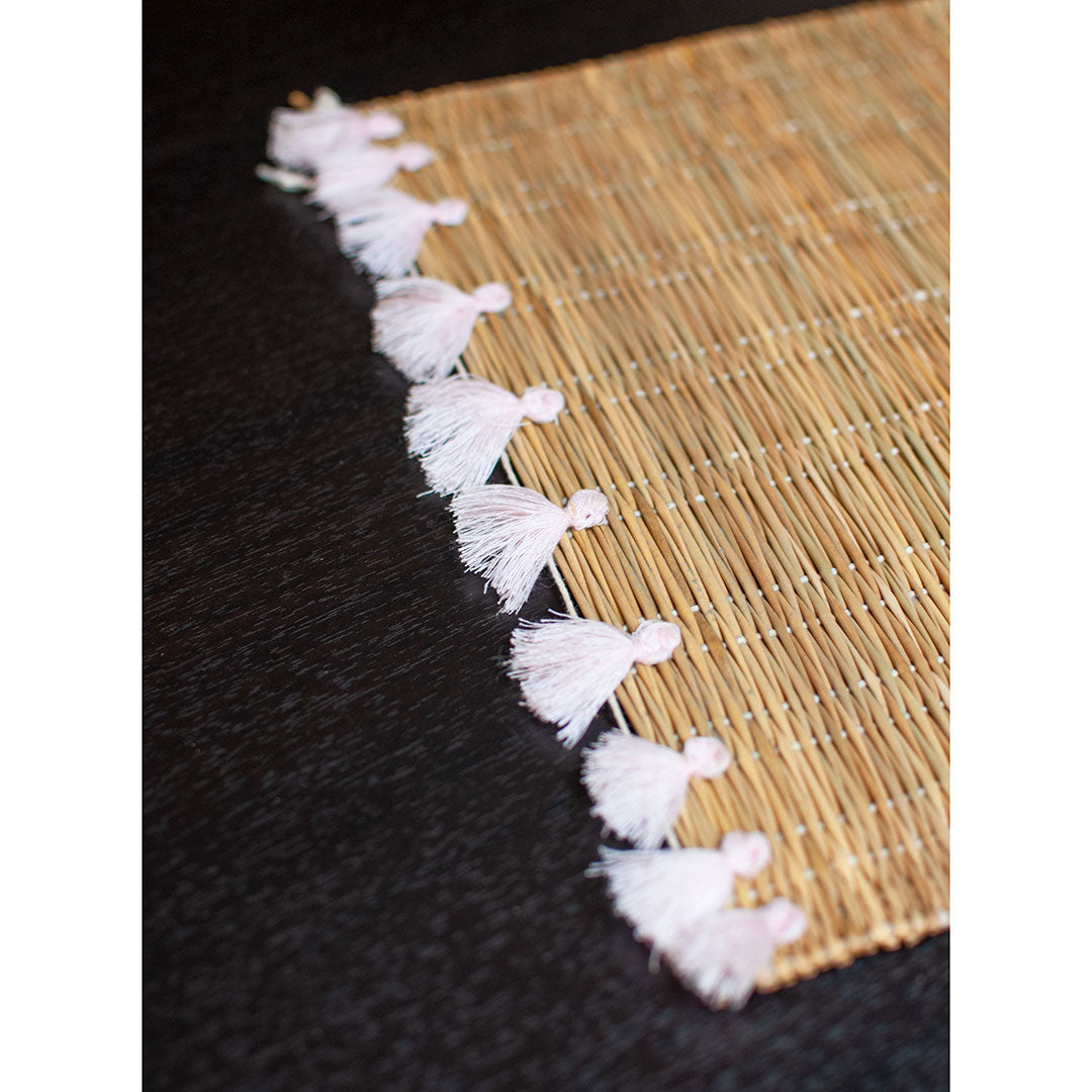 Morocco Bamboo Rectangle Handmade Table Mat