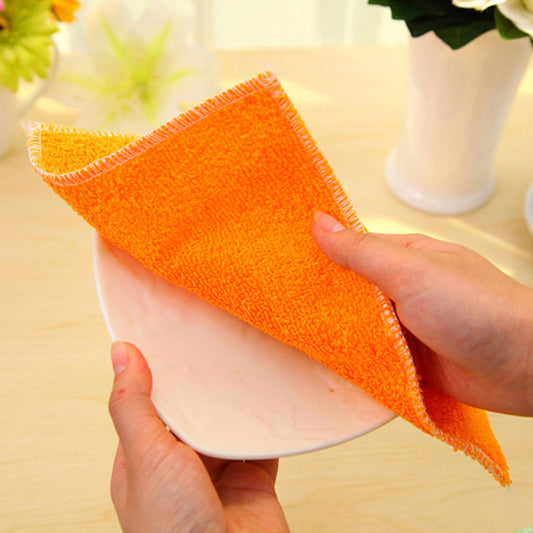 Bamboo fiber dish towel