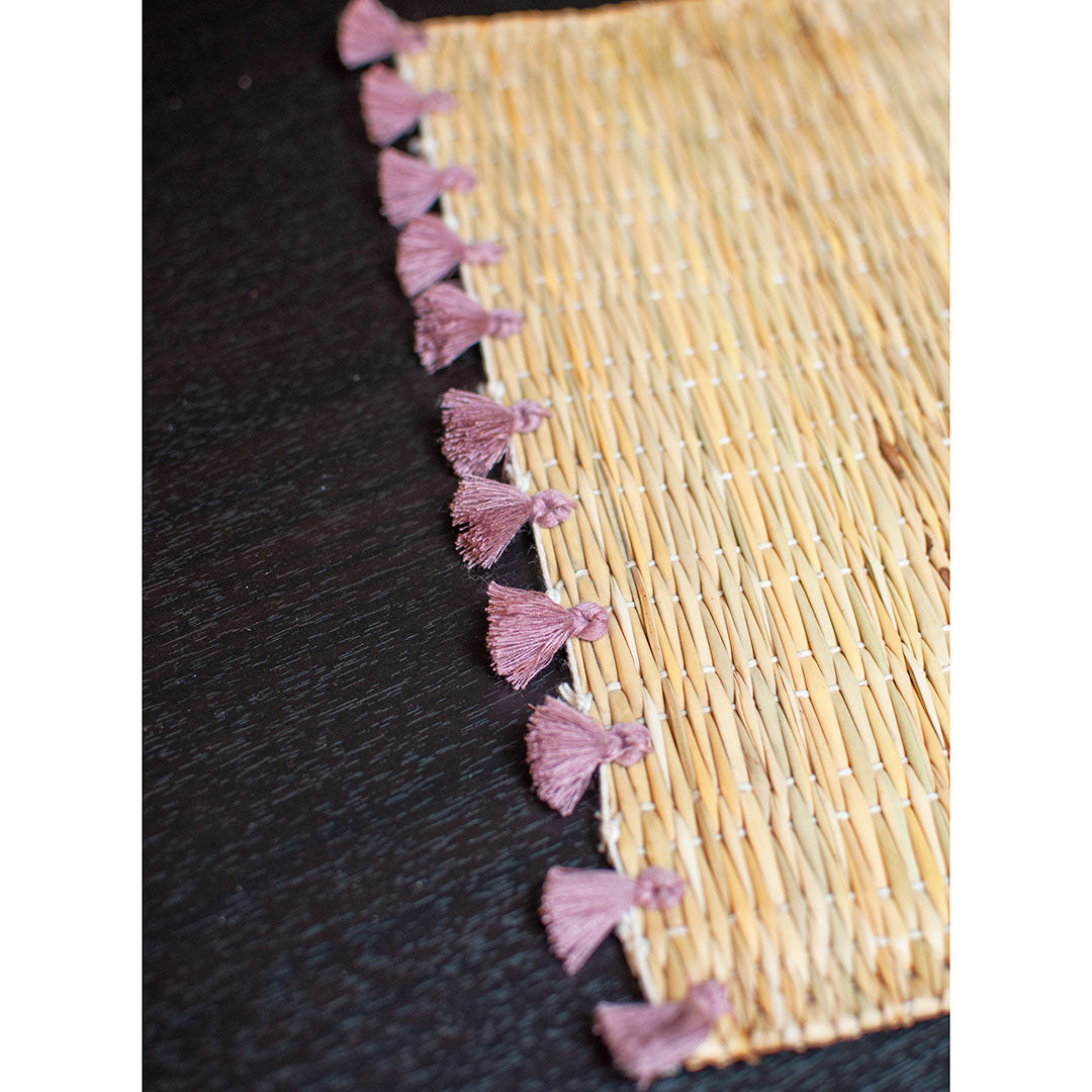 Morocco Bamboo Rectangle Handmade Table Mat