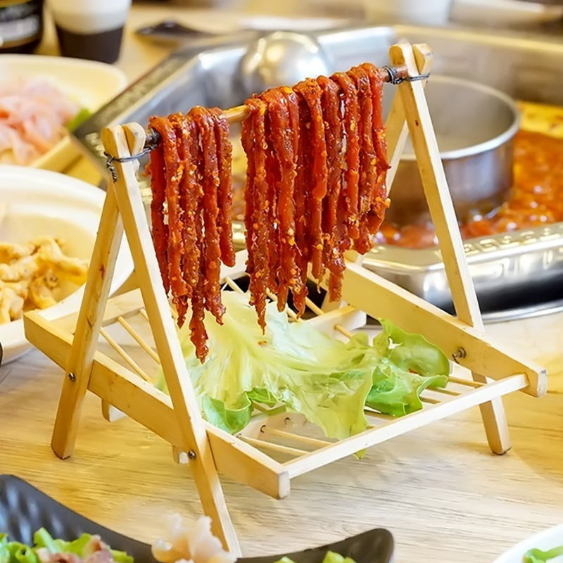 Creative Hot Pot Restaurant Bamboo Woven Tray Tableware