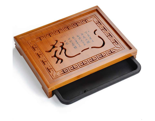 Traditional Bamboo Wood Gongfu Tea Tray