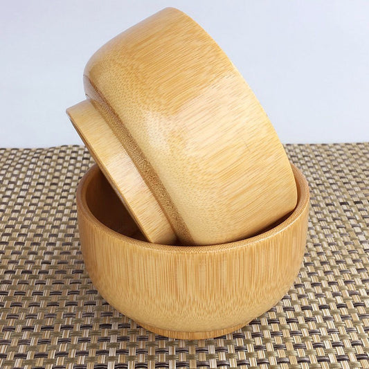 Round Baby Bamboo Bowl Household Tableware